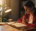 Christian reading the Bible and praying during a daily devotional, strengthening faith, spiritual growth, and relationship with God.