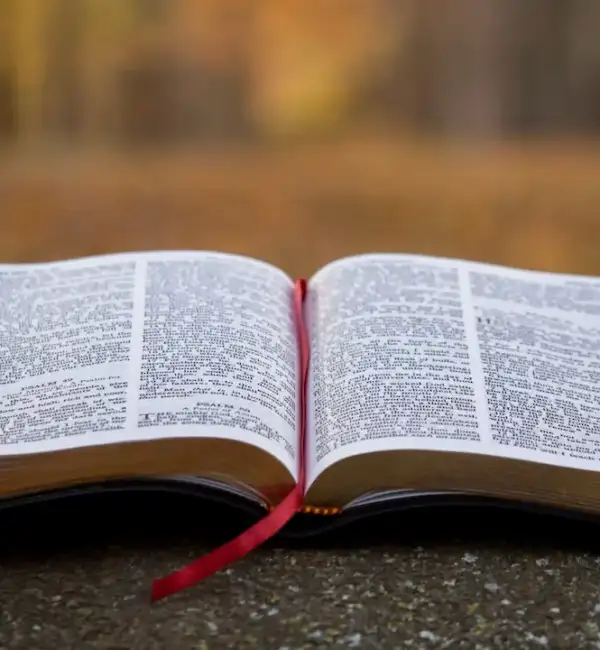 Christian reading the Bible and praying while seeking to live a faith-filled life through biblical principles, spiritual growth, and daily devotion